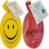 Isoflex Stress Ball 2 Pack. One Happy Face -Yellow and One Marbleized- Assorted Colors. E-Book Included. view 1