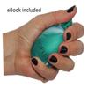 Isoflex Stress Ball 2 Pack. One Happy Face -Yellow and One Marbleized- Assorted Colors. E-Book Included. view 2