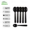 Heavy Weight Plastic Spoons Black 1000pcs - Disposable Cutlery Spoon, Recyclable, Spoon - Great for Parties, Office, BBQ, Soup, Ice Cream, Restaurants and Togo view 2