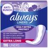 Always Daily Extra Protect Liners, Extra Long Length, Unscented Panty Liners, 116 Count view 1