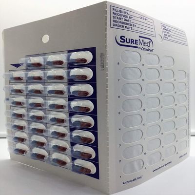 36 Cards 36 Blisters for 31 Day Monthly Vac Pack Cold Seal Pill Storage, Summer Camps, Pharmacists, Cargivers (36)
