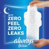 Always Infinity Size 5 Extra Heavy Overnight Pads with Wings, Unscented view 3
