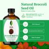SVA Broccoli Seed Oil - 4 Fl Oz  100% Natural Cold Pressed Broccoli Oil - for Face, Skin Care, Hair Care, Scalp Massage & Body Massage  Carrier Oil with Dropper view 2