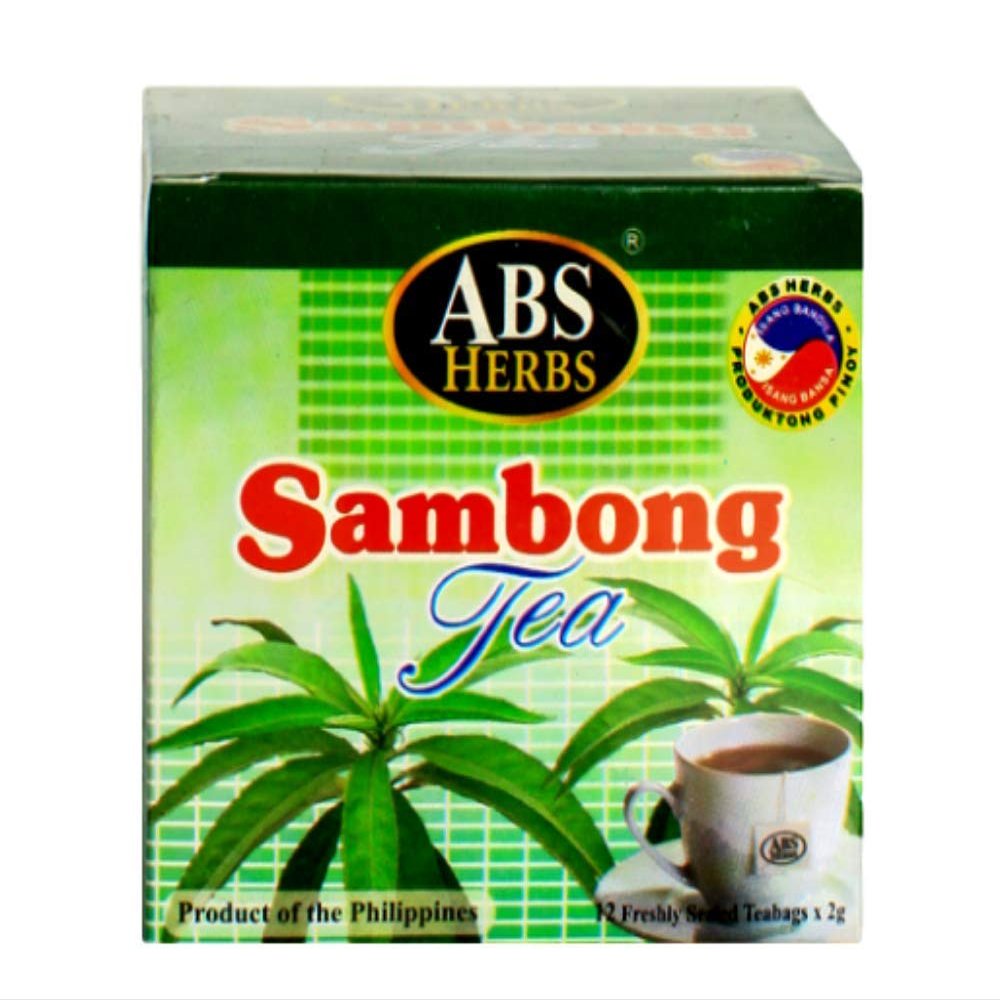 2 Packs ABS Herbs Sambong Tea with 12 Tea Bags Each