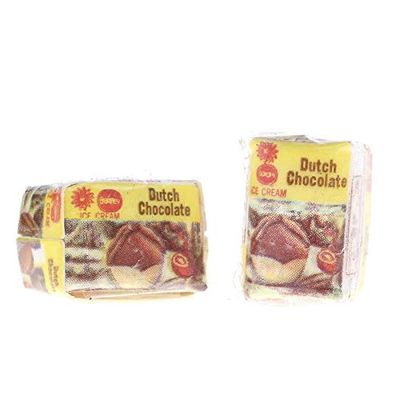 Factory Direct Craft Miniature Dutch Chocolate Ice Cream | 12 Pieces