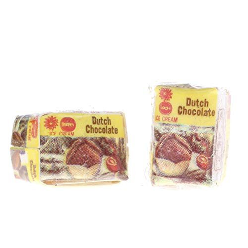 Factory Direct Craft Miniature Dutch Chocolate Ice Cream | 12 Pieces