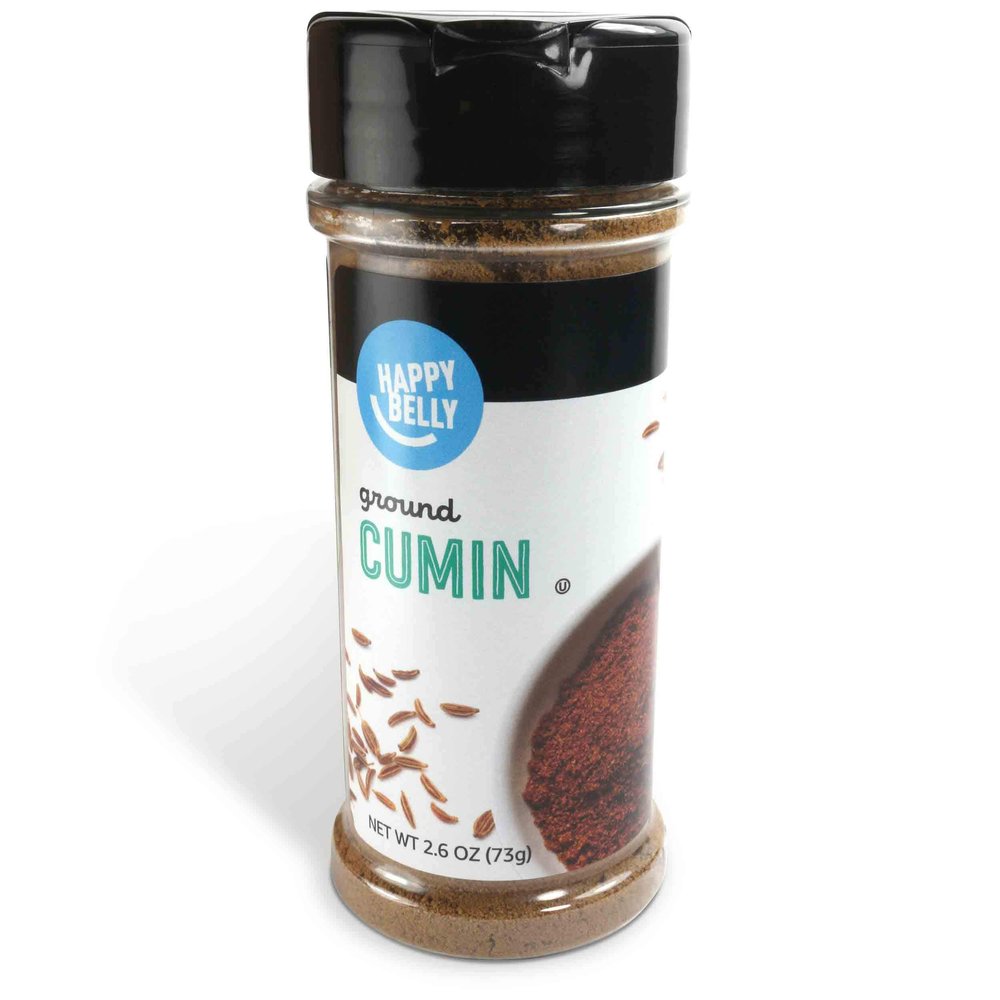 Amazon Brand - Happy Belly Cumin, Ground, 2.6 ounce (Pack of 1)