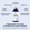 1MD Nutrition Complete Probiotics Platinum - w/Prebiotics and Probiotics for Digestive Health - Probiotic Supplement for Women & Men - More Than 50 Billion Live CFU 11 Strains Dairy-Free - 30 Caps view 4