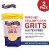 Dixie Lily Yellow Corn Grits - Quick-Cooking, Gluten-Free, Non-GMO, Low Fat & Sodium, Essential Vitamins & Minerals, Classic Southern Flavor - 2 Pack view 3