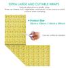 Beeswax Food Wraps 1 Meter Roll 13 x 39 Inch Reusable Beeswax Wraps Eco-Friendly Sustainable Food Storage Wraps for Sandwich, Cheese, Fruit, Bread, Snacks (Flower Pattern) view 2