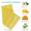 Beeswax Food Wraps 1 Meter Roll 13 x 39 Inch Reusable Beeswax Wraps Eco-Friendly Sustainable Food Storage Wraps for Sandwich, Cheese, Fruit, Bread, Snacks (Flower Pattern) view 3