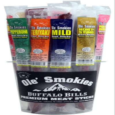 Buffalo Bills Assorted Mild Ole Smokies - 15 Wrapped Sticks Per Tub