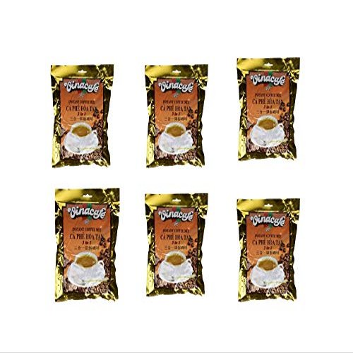Vinacafe 3 in 1 Instant Coffee Mix, 20 Sachets (6 Pack)