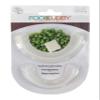 Food Cubby Plate Divider Clear 2 pack view 1