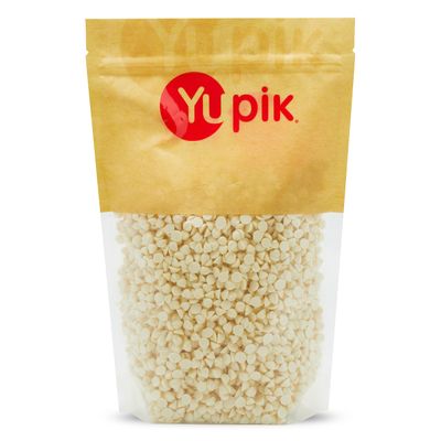 Yupik Yogurt Chips, 2.2 lb (35.2 oz) , Pack of 6, Gluten-Free, Kosher, Yogurt Bites, Yogurt Dips, Sweet Creamy Flavor, Off-White, Melts Smoothly, Ideal for Baking, Snacking, Molding & Topping