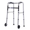 Bariatric Folding Rollator Walker with 2 Wheels for Seniors | Front Wheeled Walking Frame Lightweight | Mobility Aid for Handicap | Adults Extra Wide Rolling Walker view 1