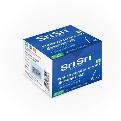 Sri Sri Tattva Pratishyayahara Vati 500Mg Tablet - 60 Count X 2
