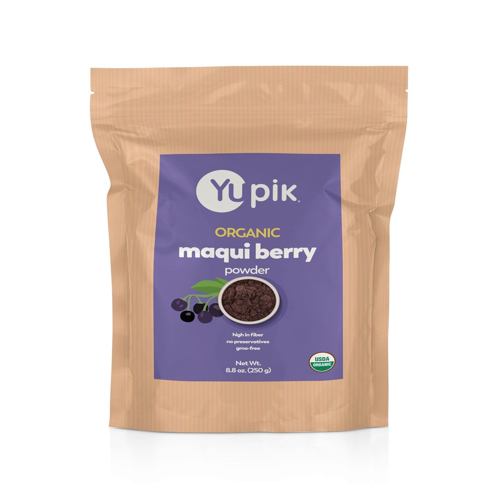 Yupik Organic Powder Superfood, Maqui, 8.8 Oz, Non-GMO, Vegan, Gluten-Free, Pack of 1