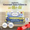 Santo Amaro - Artisanal Wild Tuna Fillets in Virgin Olive Oil, Hand-Packed Canned Tuna from Portugal, Atlantic Natural Tuna, Pole & Line Skipjack Tuna Canned, Low Mercury, 22g Protein Keto, Pack of 3 view 3