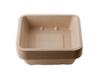 125 Count - EcoQuality 24oz Disposable Rectangular Container with Pulp Fiber Lids Natural Sugarcane Bagasse Bamboo Fibers Sturdy Compostable Eco Friendly Environmental Paper Alternative Tree Free view 1