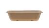 125 Count - EcoQuality 24oz Disposable Rectangular Container with Pulp Fiber Lids Natural Sugarcane Bagasse Bamboo Fibers Sturdy Compostable Eco Friendly Environmental Paper Alternative Tree Free view 4
