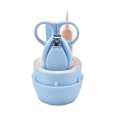 Baby Grooming kit Nail Care Clippers Set with Scissors and Tweezers for Newborn, Infant, Toddler, Kids (4 pcs)