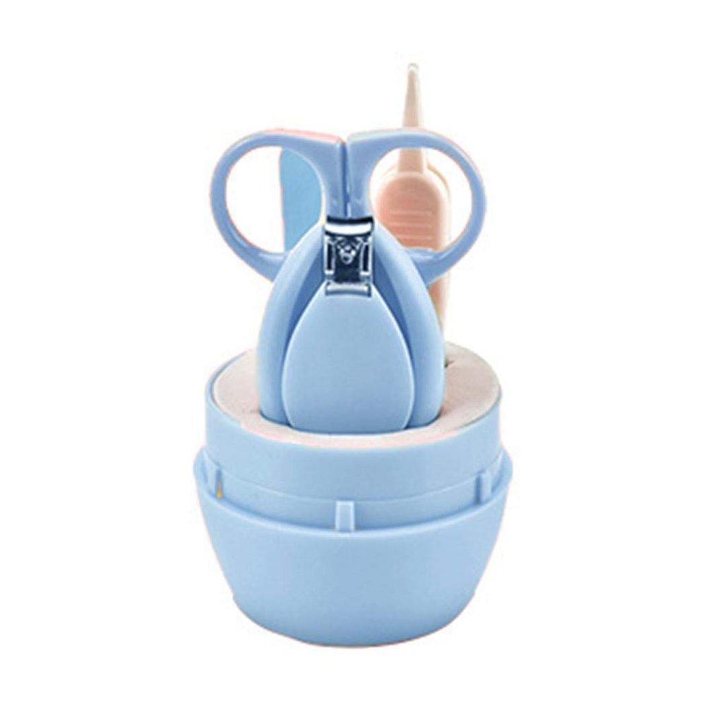 Baby Grooming kit Nail Care Clippers Set with Scissors and Tweezers for Newborn, Infant, Toddler, Kids (4 pcs)