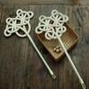 Antique Rattan Beater Handmade in Thailand Swatter Carpet Rug Braided Comforter Beater/Woven Rattan Duster Beater/Swatter/Home Decor view 2
