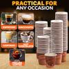 200Pcs 3 oz Disposable Espresso Cups Paper - Paper Espresso Cups Disposable, Fits Most Coffee Machines - Small Coffee Cup Set to Make Holiday & Hot Drinks at Home, Office, On Events & On-the-Go Use view 4