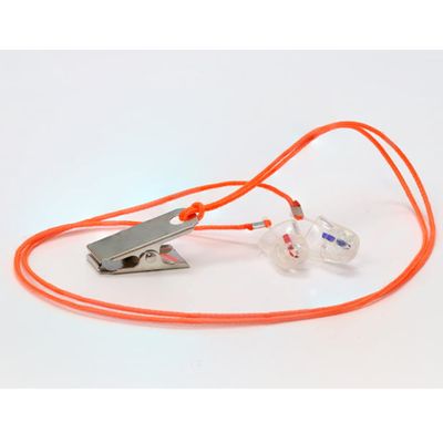 EARasers Noise Cancelling Earplugs with Lanyard - Reusable Soft Silicone Noise Reduction Safety Earplugs for Workers, Industrials, Drivers - 31dB Peak Reduction (Large)