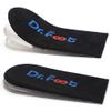 Dr.Foot Adjustable Orthopedic Heel Lift Inserts, Height Increase Insole for Leg Length Discrepancies, Heel Spurs, Heel Pain, Sports Injuries, and Achilles tendonitis (Black, 3 Layers) view 1