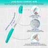 wefaner Toilet Aids Wiping Long Reach 2 PackComfort Wipe Wand Bottom Buddy Toilet Self Tissue Aids for Toileting ,Help Wipe Butt for Overweight PeopleLimited Mobility,Elderly, Pregnancy,with hooks. view 3