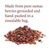 The Spice Way - Pure 100% Ground Sumac Spice, No Salt, no GMO, no Irradiation, Sumac Seasoning Powder 4 oz (resealable bag) (Sumak)(Sumakh spice) view 3