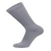 6 Pairs of Cotton Diabetic Neuropathy Crew Socks (10-13, Fits Mens shoe size 9-12, Gray) view 4