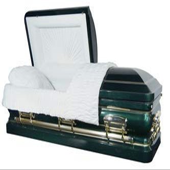 Casket Emporium-Supreme 18 Gauge Metal Casket (Forest Green)