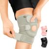 Bracoo Knee Support Brace for Men Women, Adjustable Compression Sleeve Wrap Patellar Pad Tendon - Arthritis Pain, meniscus tear, Injury Recovery, Running, Workout, KS10 view 1
