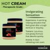 GreenIVe Hot Cream Massage Lotion Hot & Cold Sensation for Joints and Muscles and Skin Tightning Wraps (8oz Jar) view 4