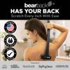 Bearback Back Scratcher for Men & Women - Long Reach Folding Handle, Skin-Safe Bristles -Extendable, Portable, Easy to Clean - Designed by a USA Small Business view 2