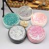 Cute Fashion Contact Lens Case,Portable Travel Glitter Luxury Bling Stars Liquid Quicksand Contact Lens Cases Eye Care Set(Black-2) view 1