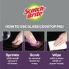 Scotch-Brite Glass Cooktop Pads , 5.1INx3.0 IN x0.9 IN , ( 129mm x 76mmx 22mm) EA view 3