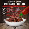 Sriracha Tuna Jerky - Wildly Delicious Yellowfin Ahi Fish Jerky - Made with Americas Original Spicy Sriracha Hot Sauce - 3 Pack view 4