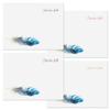 Current Boho Feather Personalized Note Cards - 24 Cards with White Envelopes, 4 x 5 Inch Size, Blank Stationery, Add Names or Text, For Thank You Notes, Invitations, & Announcements view 1