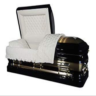 Casket Emporium-Supreme 18 Gauge Metal Casket (Ebony Gold)