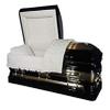 Casket Emporium-Supreme 18 Gauge Metal Casket (Ebony Gold) view 1