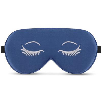 ALASKA BEAR Mulberry Silk Sleep Mask Luxury Cool and Lustrous Eye Cover for Sleeping, Embroidery Gift Ready Packaging, Limited (Original Version Flat)