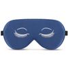 ALASKA BEAR Mulberry Silk Sleep Mask Luxury Cool and Lustrous Eye Cover for Sleeping, Embroidery Gift Ready Packaging, Limited (Original Version Flat) view 1