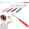 2PC Telescoping Back Scratcher Extendable Metal Telescopic Massager Extends 27" view 2