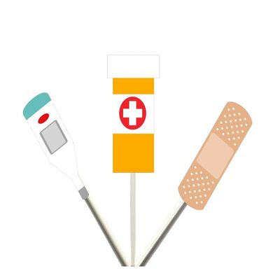 12 Count - THERMOMETER, PILL BOTTLE Cupcake Toppers, Nurse Cupcake Toppers, Doctor cupcake toppers, nurse party, RN Party, Nursing Graduation cupcake toppers, nurse cupcake toppers