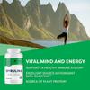 Vimergy Spirulina Capsules  Concentrated Plant Protein Supports Immune Health & Cardiovascular Function  Vegan, Kosher, Gluten-Free  180 Capsules view 2
