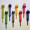 Om Industries Weighted 8 Chakra Multi Color Tunning Fork with Reflex for Chakra/Healing/Sound Therapy. view 1